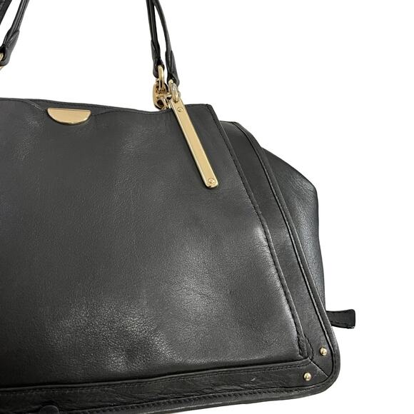 Coach Dreamer 36 Smooth Leather Satchel Shoulder Tote Bag in Black 31640 - Picture 5 of 16